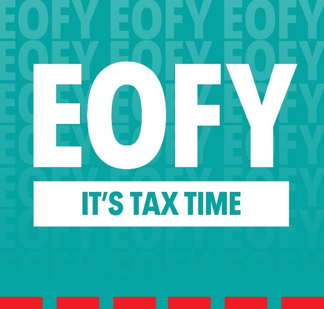 EOFY it's tax time