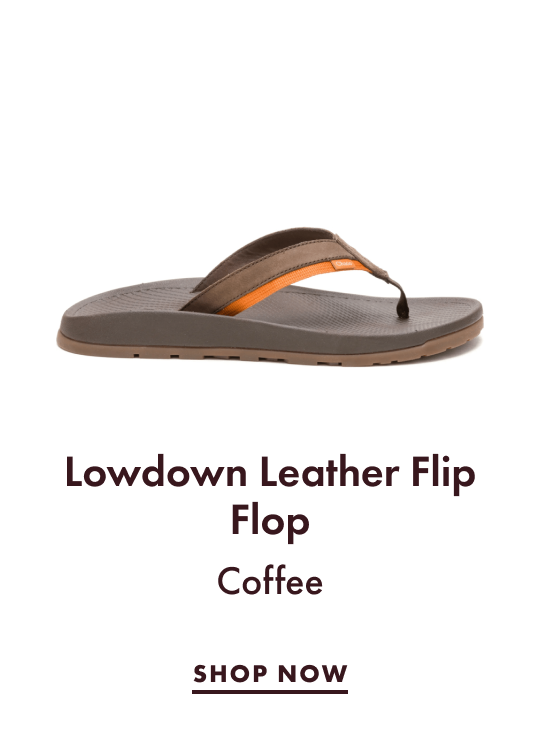 Lowdown Leather Flip Flop - Coffee - SHOP NOW