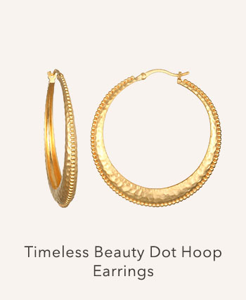 Timeless Beauty Dot Hoop Earrings