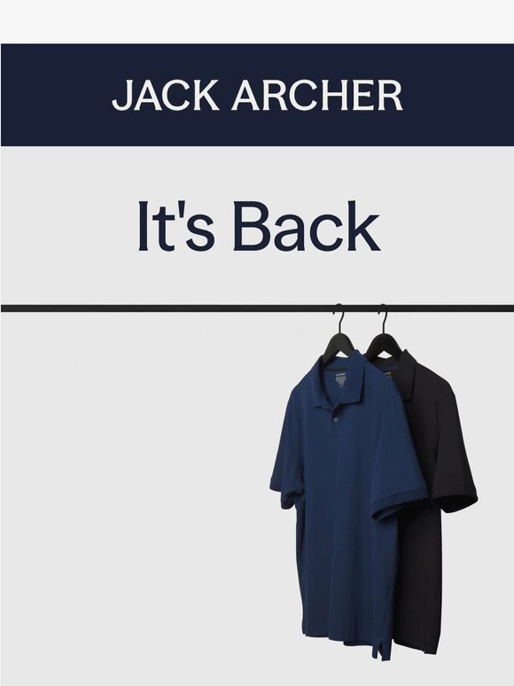 Back In Stock: Clubhouse Polo