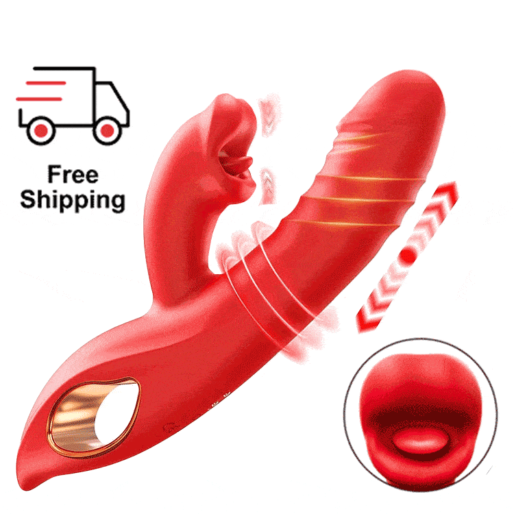 Thrya Rabbit – Dual-Action Rabbit Massager with Tongue Tip & Deep Thrusting Function