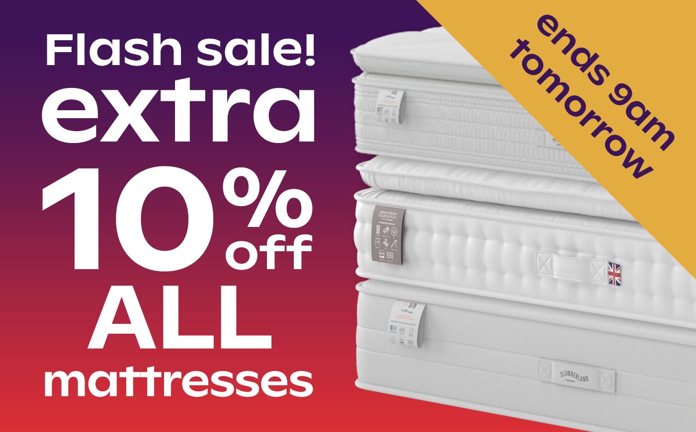 10% off mattresses