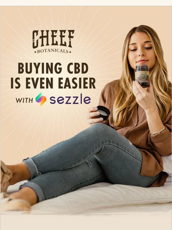 💸 Relax Today, Pay Later with Sezzle!