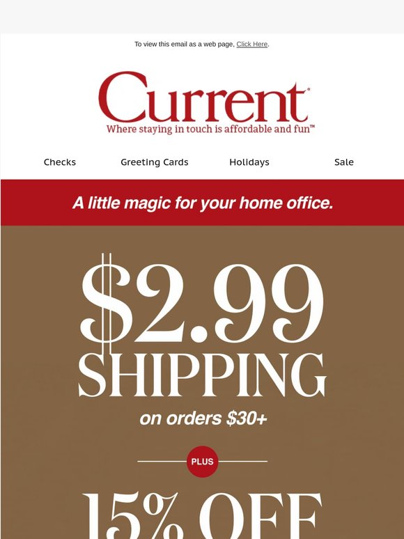 Home Office SALE Plus $2.99 Shipping & 15% Off