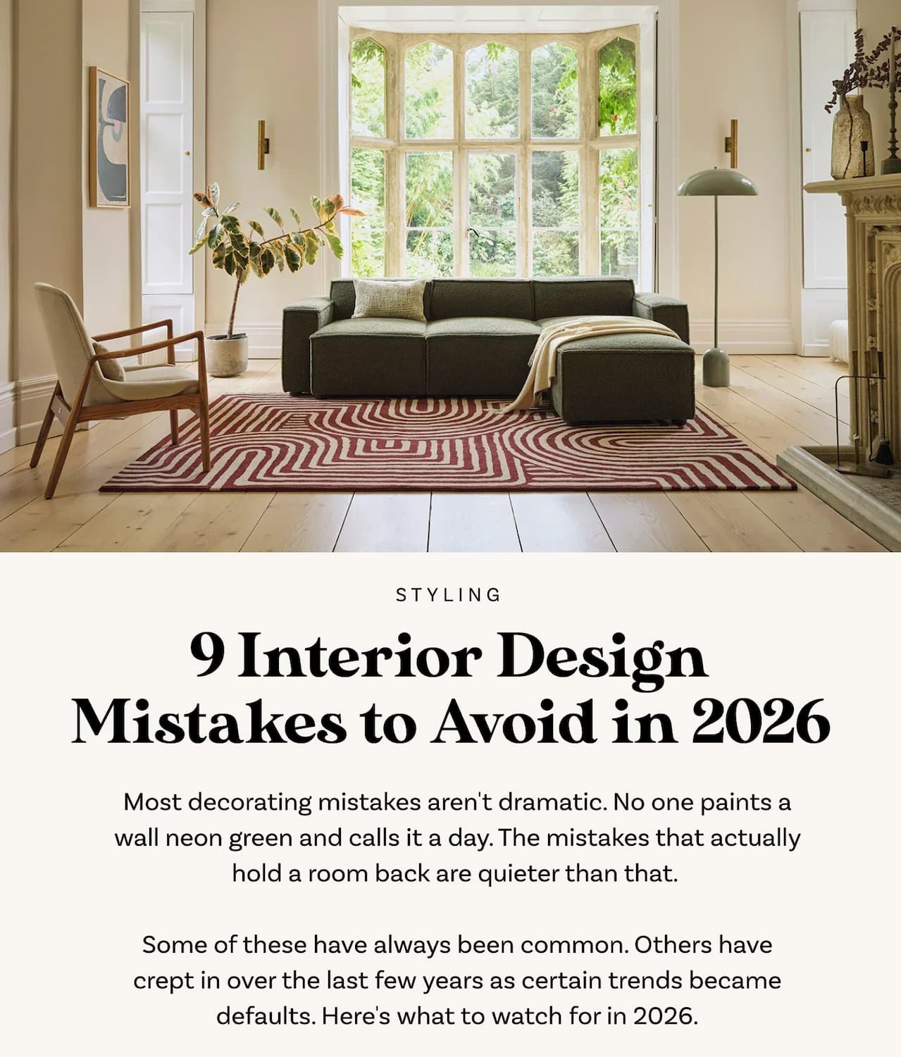 Mistakes to Avoid