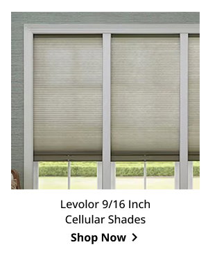 Levolor 9/16 Inch Cellular Shades | Shop Now >
