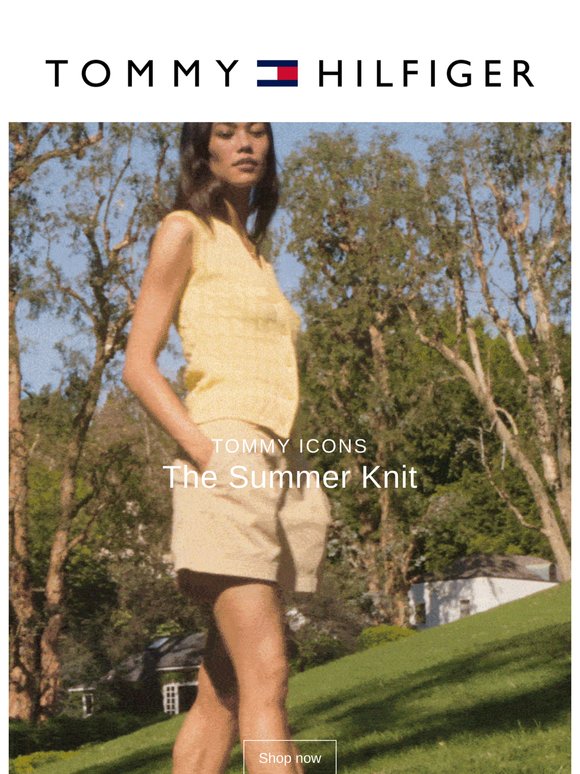 Knitwear for hot days and cool nights.