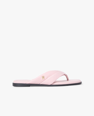 Leather Toe Post Flat Sandals