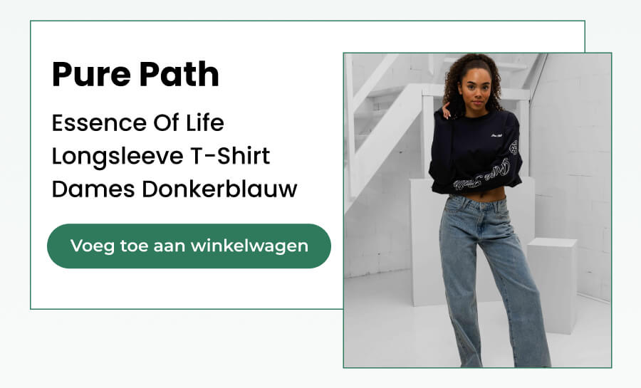 Essence Of Life Longsleeve T-Shirt Dames Donkerblauw