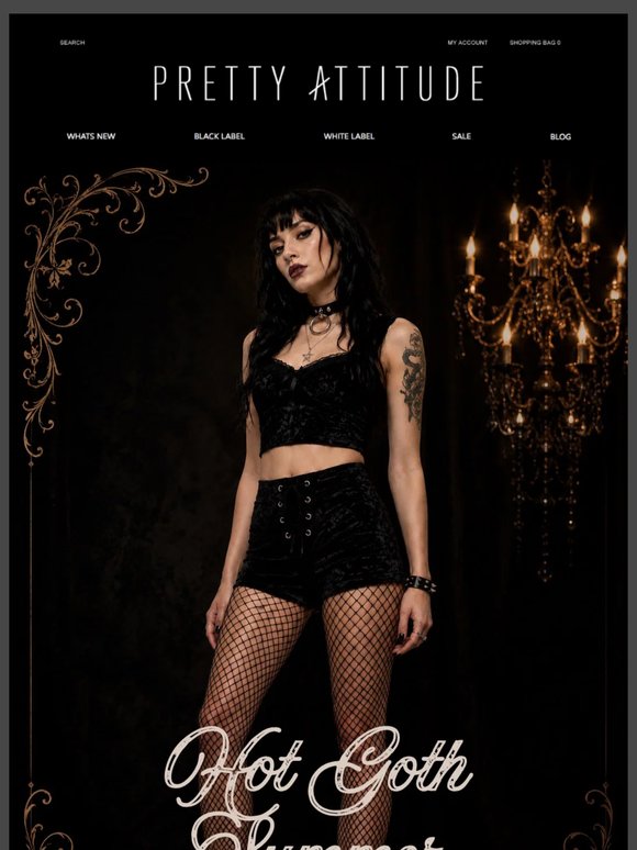 Reminder: Hot Goth Summer starts now 🖤