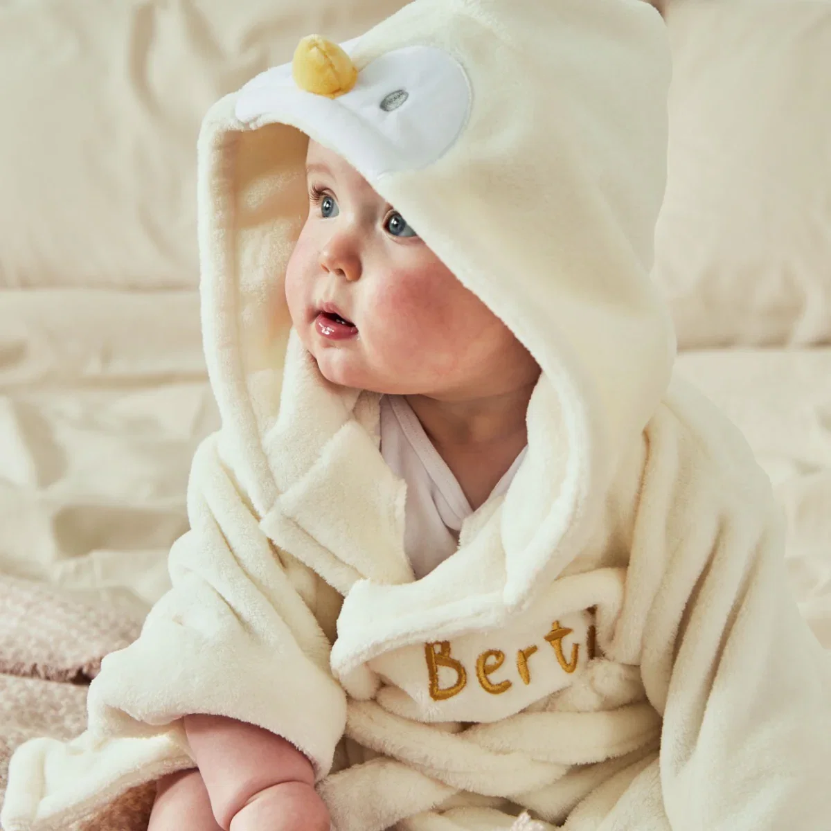 Image of Personalised Chick Fleece Robe