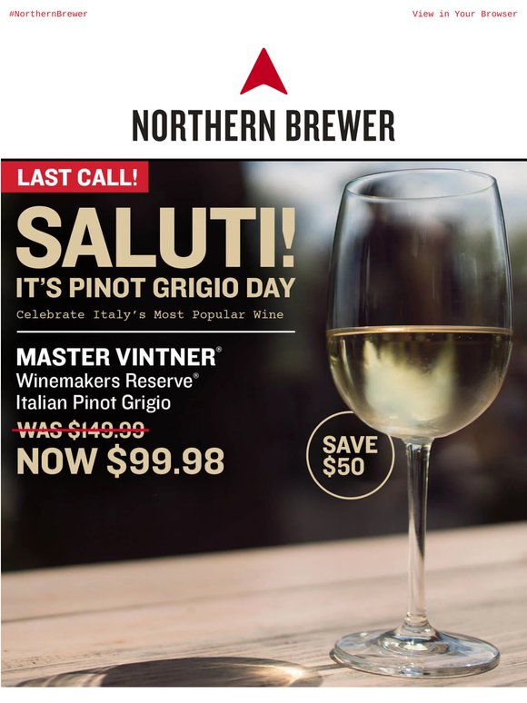 Celebrate Pinot Grigio Day with 33% Off Italy's Favorite Wine