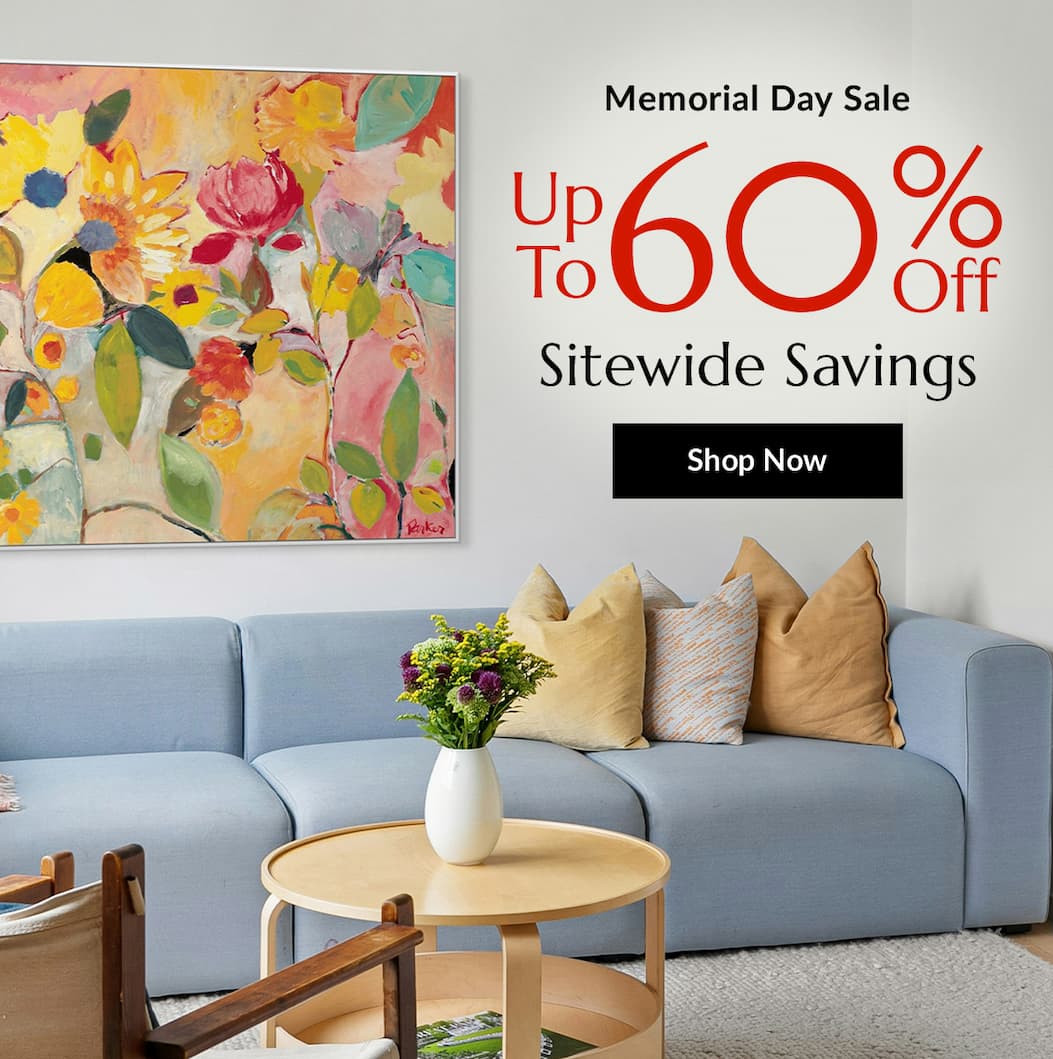 Enjoy up to 60% off for the Memorial Day Sale!