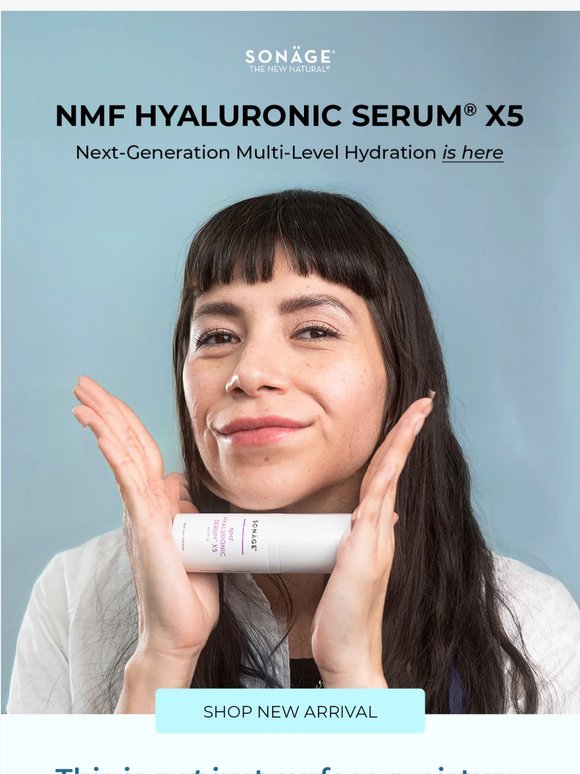 Meet NMF Hyaluronic Serum X5