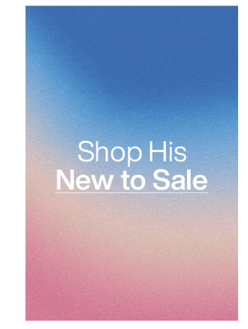 Shop His New to Sale