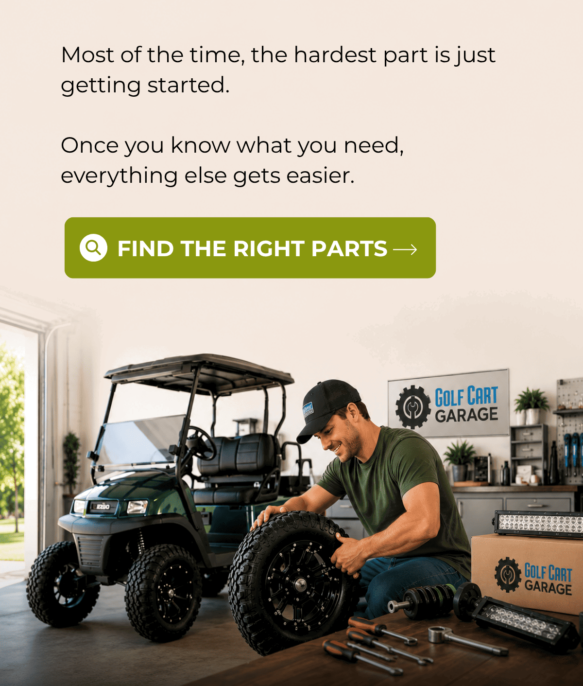 Most of the time, the hardest part is just getting started.  Once you know what you need, everything else gets easier. [ Find the Right Parts → ]