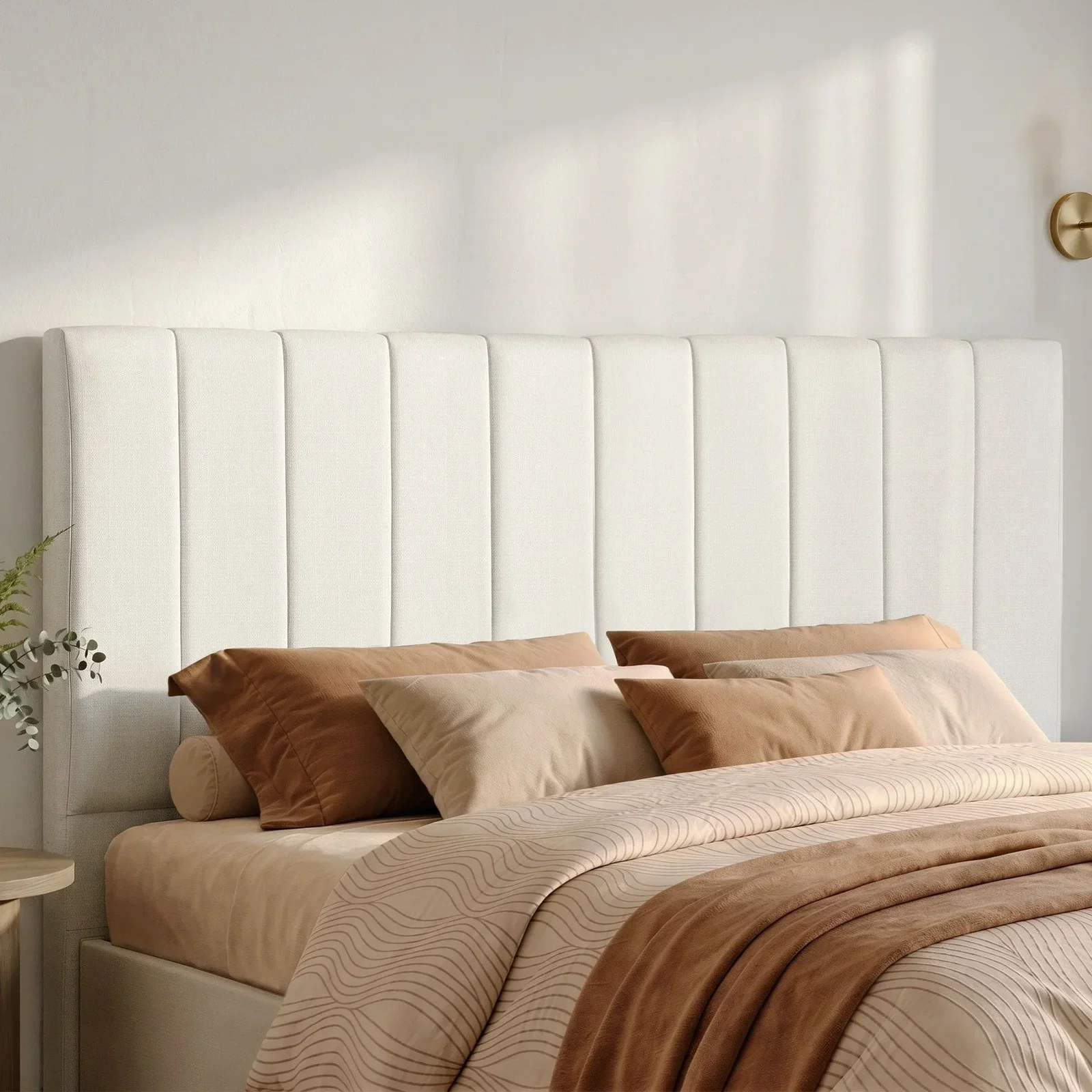 Artiss Bed Head Headboard King Linen 183CM - Beige