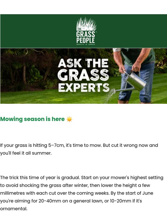 RE: Mowing season is here 🌱