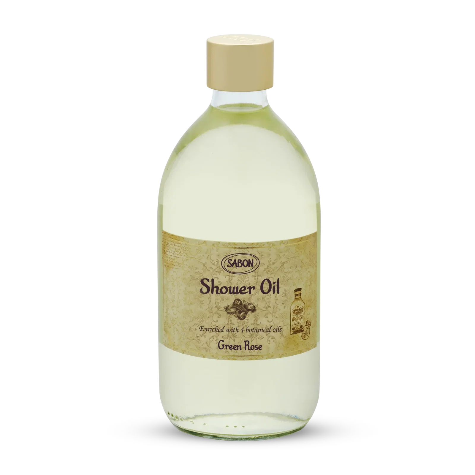 Image of Shower Oil Green Rose 17.5 oz (500mL)