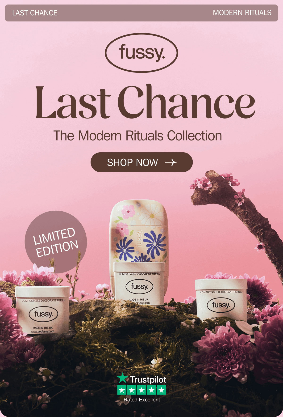 fussy. - Last Chance The Modern Rituals Collection | SHOP NOW