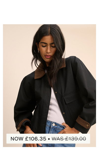 Navy Short Freddie Barn Jacket
