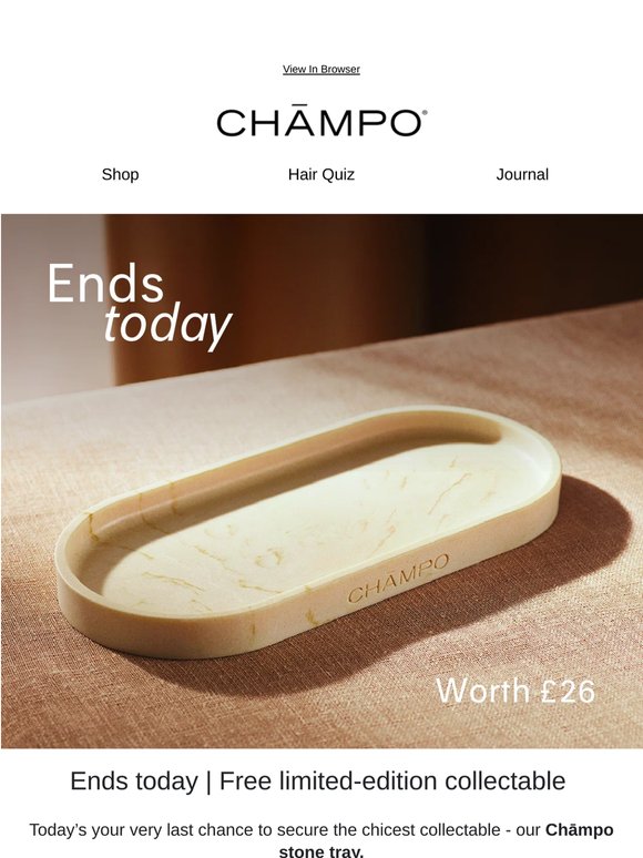 Ends today | A free gift