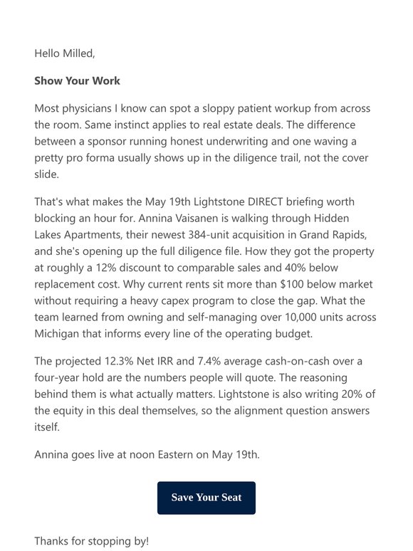 🔥 Your Physician on FIRE Weekly Digest