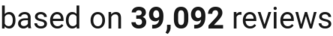 number of reviews