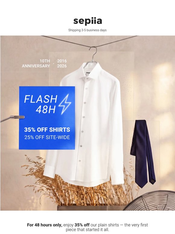 -35% on our first product