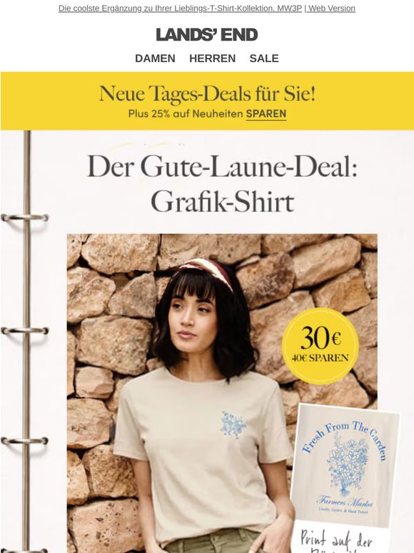 Heutiger Tages-Deal: stylisches Grafik-Shirt nur 30€
