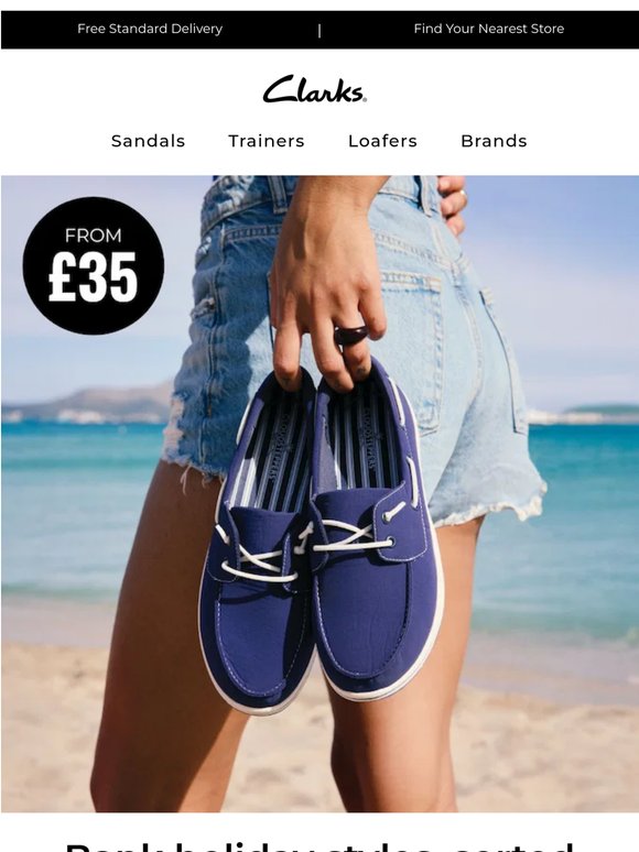 Get bank holiday ready, from £35