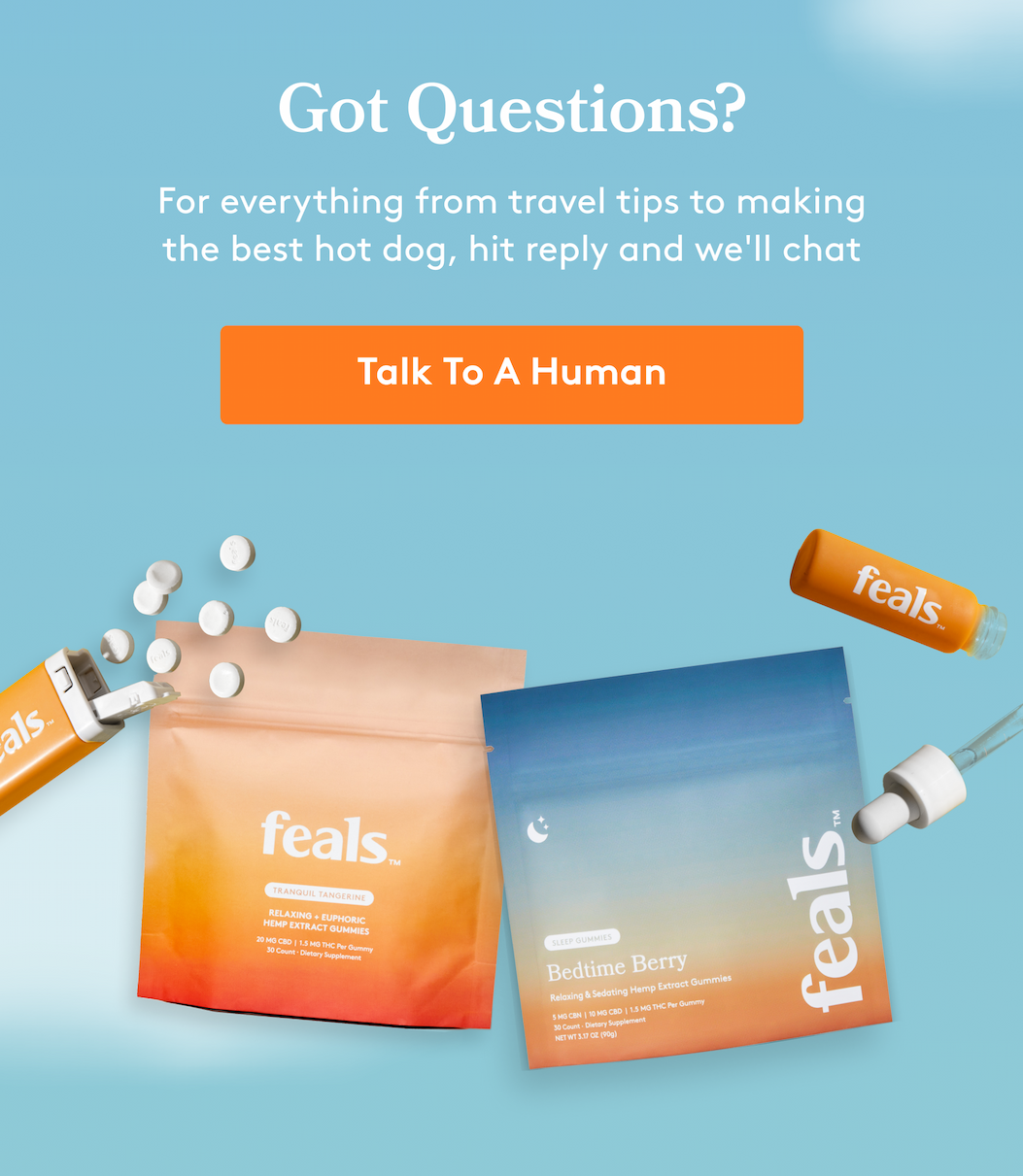 Got Questions? For everything from travel tips to making the best hot dog, hit reply and we'll chat Talk To A Human