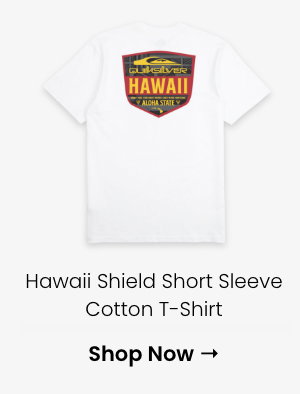 Hawaii Shield Short Sleeve Cotton T-Shirt