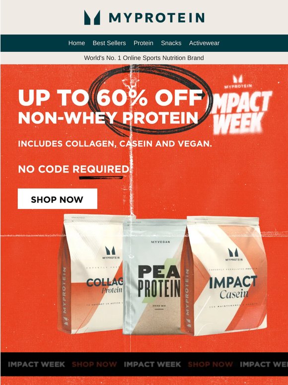 NEW DEAL 🏃💨 Up to 60% off alternate Protein