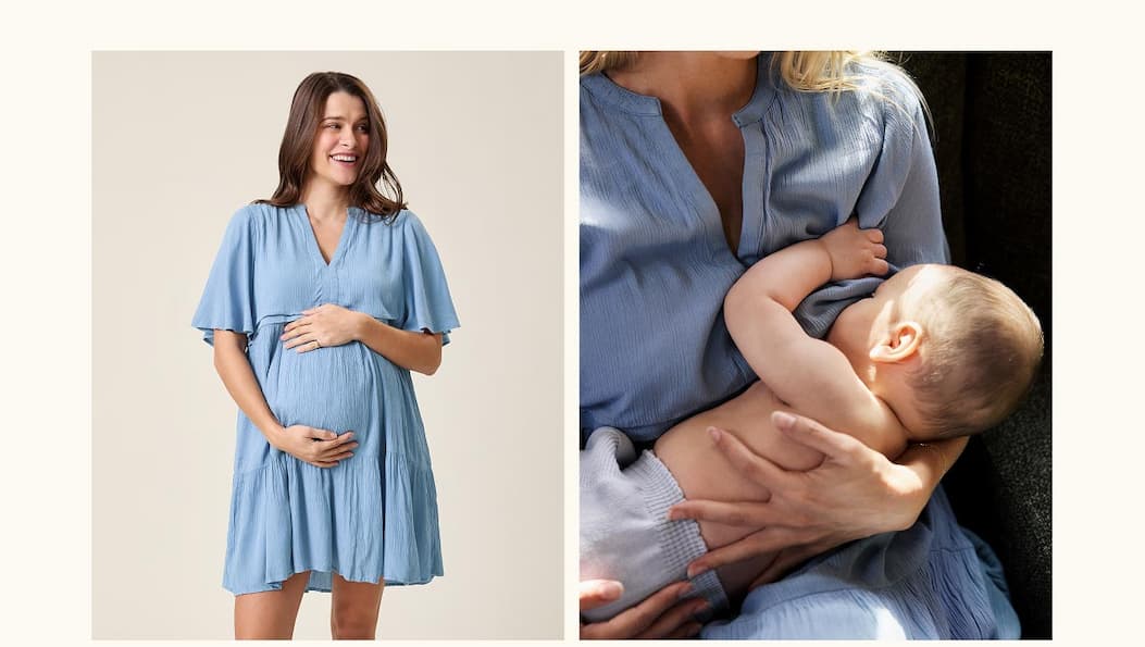 Marlowe Maternity & Nursing Mini Dress