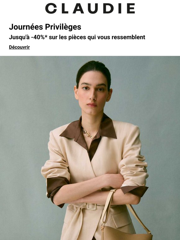 Jusqu'à -40% sur votre sélection personnalisée