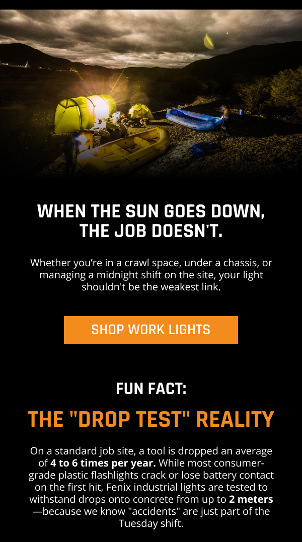 Work Lights Built for the Job Site