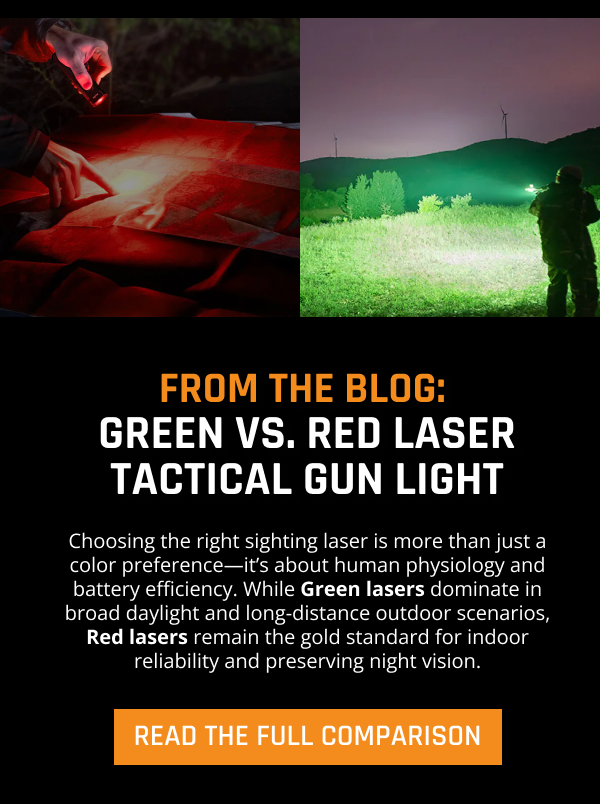 Green vs Red laser