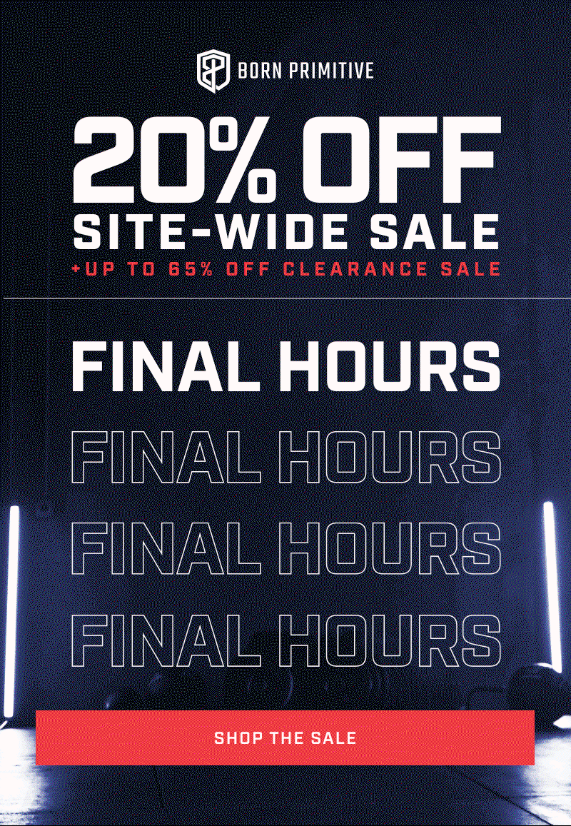 20% Off Site Wide Sale