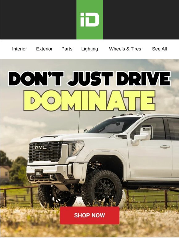 🚀 Make your vehicle legendary – up to 25% off