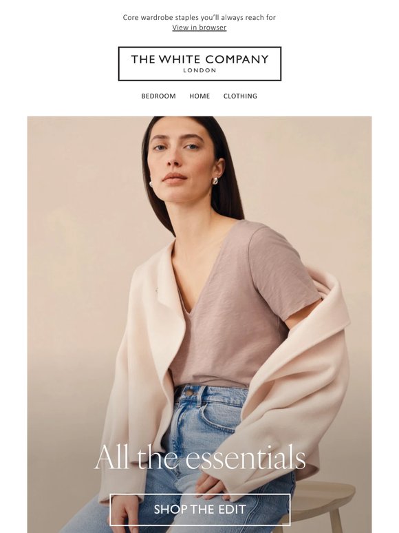 Elevated essentials, perfected