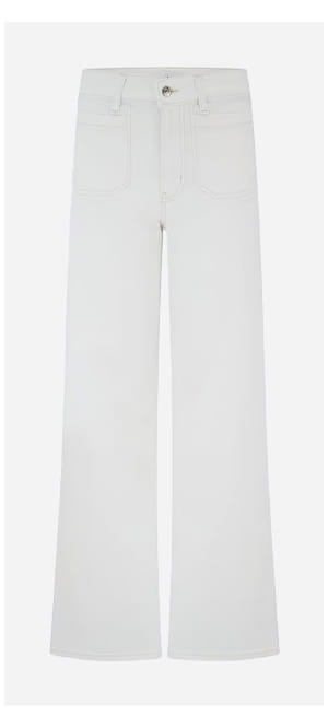 Le Slim Palazzo With Modernist Pockets In Au Natural Clean