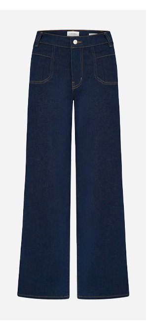 Le Slim Palazzo With Modernist Pockets In Rinse