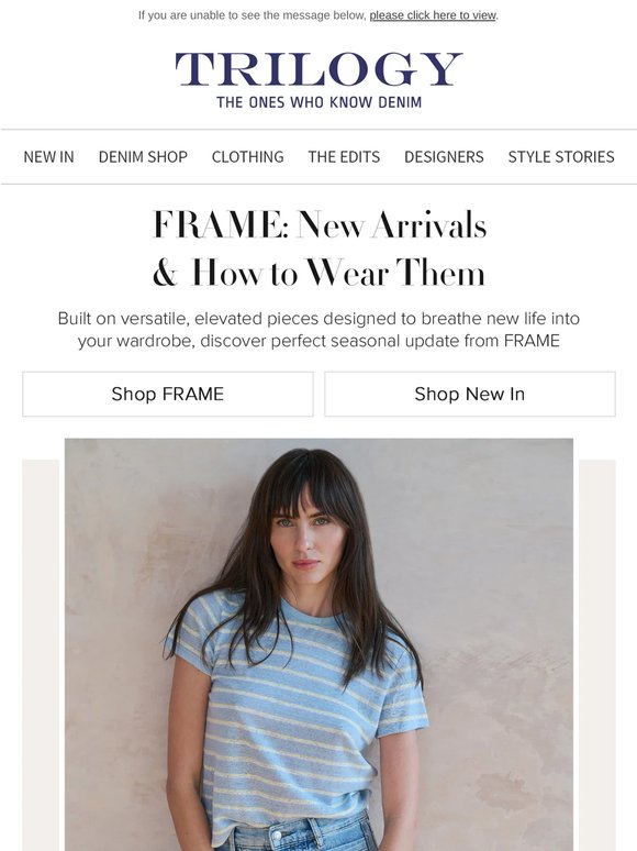 FRAME: New Arrivals &  Le Slim Palazzo