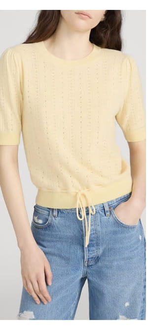 Charm Sweater In Canary