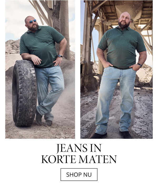 Jeans in korte maten