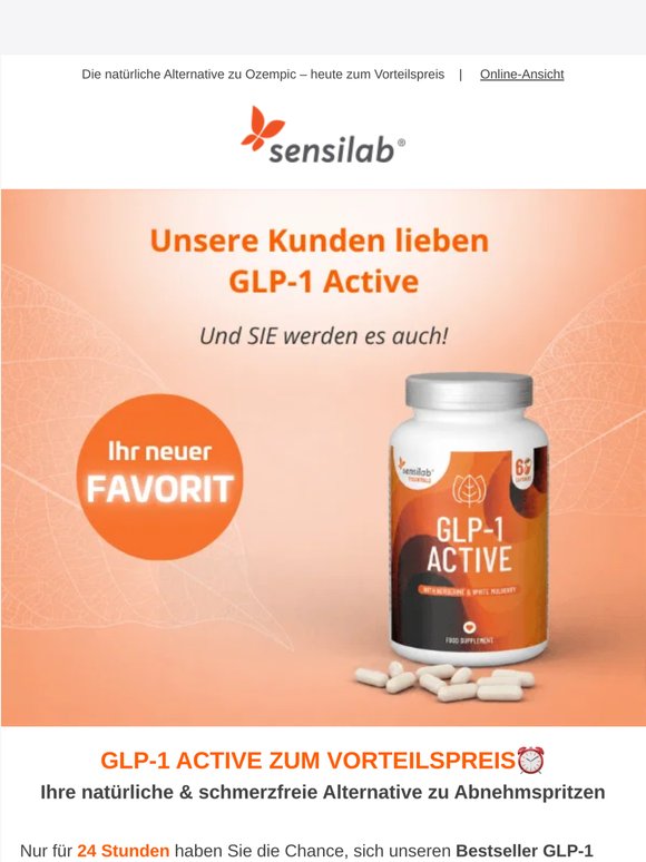 ⚡[Nur 24h] GLP-1 Active zum VORTEILSPREIS