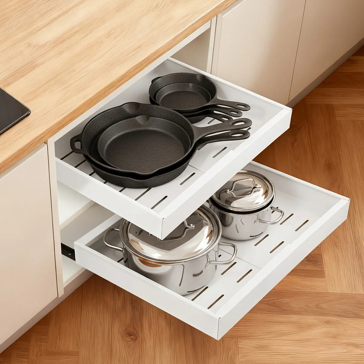 Pull Out Cabinet Rack