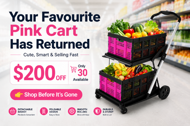 Crazysales: Barbie Pink Smart Cart