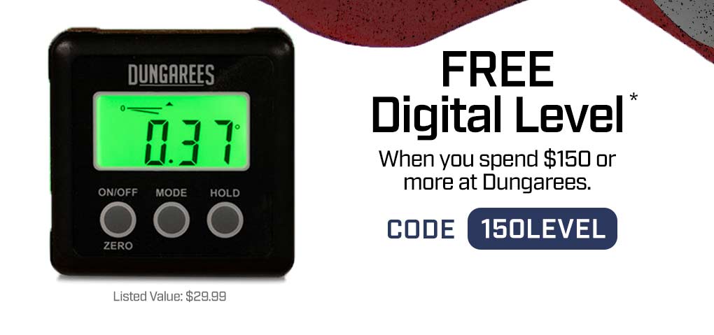 Get a Free Digital Level with purchase
